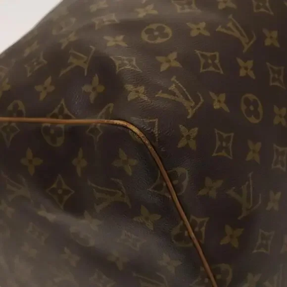 LOUIS VUITTON Monogram Keepall 55 Boston Bag M41424